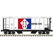 Atlas Trainman 20008168 HO Scale PS-2 Covered Hopper - Central Soya (CSX) Road # 145 (White/Red/Blue)