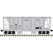 Atlas Trainman 20008174 HO Scale PS-2 Covered Hopper - Conrail Road # 877519 (Gray/Black)