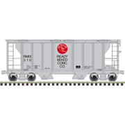 Atlas Trainman 20008181 HO Scale PS-2 Covered Hopper - Ready-Mixed Concrete (RMIX) Road # 321 (Gray/Red/White/Black)