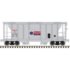 Atlas Trainman 20008184 HO Scale PS-2 Covered Hopper - Borden Animal Feeds (SDCX) Road # 51 (Gray/Red/White/Blue)