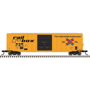 Atlas Trainman 20008242 HO Scale 50'6" Boxcar - Missouri Pacific (ex-Railbox) Road # 356997 (Yellow/Black)