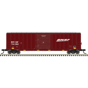 Atlas Trainman 20008249 HO Scale 50'6" Boxcar - BNSF Road # 724862 (Brown/White)