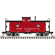 Atlas Trainman 20008284 HO Scale Cupola Caboose - Pere Marquette Road # 917 (Red/White/Black)