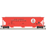 Atlas Trainman 20008333 HO Scale Thrall 4750 Covered Hopper - Ann Arbor # 624 (Orange/White)