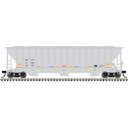 Atlas Trainman 20008339 HO Scale Thrall 4750 Covered Hopper - CIT Group (Gray) # 17488 (Gray/Black)