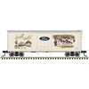 Atlas Trainman 20008367 HO Scale 40' Plug Door Box Car - Ford� Western "Built Wild" # 1977 (Tan/Brown)