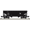 Atlas Trainman 20008496 HO Scale 2-Bay Offset Side Hopper - Central Railroad of New Jersey # 61027 (Black/White)