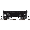 Atlas Trainman 20008499 HO Scale 2-Bay Offset Side Hopper - Clinchfield # 51316 (Black/White)