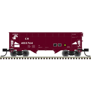 Atlas Trainman 20008504 HO Scale 2-Bay Offset Side Hopper - Conrail (Full Repaint) # 403895 (Brown/White)