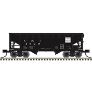 Atlas Trainman 20008583 HO Scale 2-Bay Offset Side Hopper 3-Pack - Cambria & Indiana (w/COTs) # 1894, 1913, 1924 (Black/White)