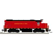 Atlas Trainman 40006267 N Scale GP15-1 Diesel Locomotive - Morristown & Erie # 25 (Red/Black/Yellow)