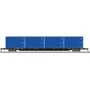 Atlas Trainman 50007054 N Scale 85' Trash Flat Car with MSW Containers - ECDC Logistics (RSGX) # 30084 (Black) with Containers RSGU 2143, 2211, 2559, 2630