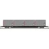 Atlas Trainman 50007059 N Scale 85' Trash Flat Car with MSW Containers - East Carbon (AWXX) # 20512 (Black) with Containers AWIU 1254, 1193, 1158, 1254