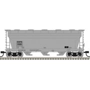 Atlas Trainman 50007604 N Scale ACF 3560 Covered Hopper - Riverport Railroad # 3506 (Grey/Black)