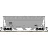 Atlas Trainman 50007604 N Scale ACF 3560 Covered Hopper - Riverport Railroad # 3506 (Grey/Black)