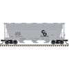 Atlas Trainman 50007609 N Scale ACF 3560 Covered Hopper - Chesapeake & Ohio # 601324 (Gray/Black)