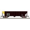 Atlas Trainman 50007672 N Scale 90 Ton Hopper - Kansas City Southern Road # 223175 (Black/Yellow)