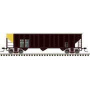 Atlas Trainman 50007673 N Scale 90 Ton Hopper - Kansas City Southern Road # 223185 (Black/Yellow)