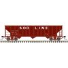 Atlas Trainman 50007679 N Scale 90 Ton Hopper - SOO Line Road # 60675 (Brown/White)