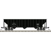 Atlas Trainman 50007683 N Scale 90 Ton Hopper - Bessemer and Lake Erie Road # 50132 (Black/White)