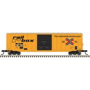 Atlas Trainman 50007725 N Scale 50'6" Box Car - Missouri Pacific (ex-Railbox) Road # 356997 (Yellow/Black)