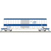 Atlas Trainman 50007729 N Scale 50'6" Box Car - Union Pacific ("Blizzard Bus") Road # 162338 (Blue/White)