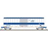 Atlas Trainman 50007729 N Scale 50'6" Box Car - Union Pacific ("Blizzard Bus") Road # 162338 (Blue/White)
