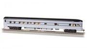 Bachmann 14313 HO Scale 85' Smooth-Side Observation Car with Interior Lighting - New York Central "Manhattan Island" (20th Century Limited 38' Scheme)