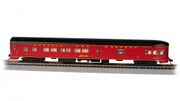 Bachmann 14314 HO Scale 85' Smooth-Side Observation Car with Interior Lighting - Norfolk & Western # 582