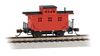 Bachmann 15758 N Scale Old-Time Bobber Caboose - Painted Unlettered Red Bachmann 15758 N Scale Old-Time Bobber Caboose - Painted Unlettered Red