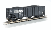 Bachmann 18740 HO Scale Bethlehem Steel 100-Ton Three-Bay Hopper - Norfolk Southern #145275