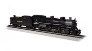 Bachmann 54407 HO Scale USRA Light 2-8-2 Steam Locomotive & Tender with Operating Headlight (DCC Ready with NMRA 21-Pin Plug) - Nickel Plate Road #587 with Long Tender