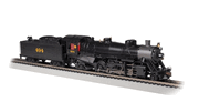 Bachmann 54408 HO Scale USRA Light 2-8-2 Steam Locomotive & Tender with Operating Headlight (DCC Ready with NMRA 21-Pin Plug) - Seaboard #494 with Medium Tender Bachmann 54408 HO Scale USRA Light 2-8-2 Steam Locomotive & Tender with Operating Headlight (DCC Ready with NMRA 21-Pin Plug) - Seaboard #494 with Medium Tender