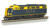 Bachmann 69603 HO Scale EMD F Unit Locomotive (DCC Ready with NMRA 8-Pin Socket) - FT-A Santa Fe - Blue & Yellow