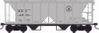 Bowser 43279 HO 70 Ton 2 Bay Covered Hopper Maine Central #2441 Blt 10-47 Repack 10-47 Bowser 43279 HO 70 Ton 2 Bay Covered Hopper Maine Central #2441 Blt 10-47 Repack 10-47