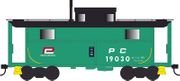 Bowser 43355 HO Scale N5 Caboose Penn Central Red P # 19012 Blt. 5-18 Rpkd 2-49