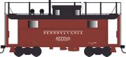 Bowser 43374 HO Scale N5 Caboose PRR N5B w/Trainphone # 477812 Blt. 8-41 Rpkd 8-48