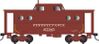 Bowser 43383 HO Scale N5C Caboose PRR Early Central Region # 477965 Rpkd 2-51