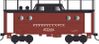 Bowser 43386 HO Scale N5C Caboose PRR Early Eastern Reg. w/Trainphone # 477994 Rpkd 5-45