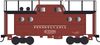 Bowser 43392 HO Scale N5C Caboose PRR Early Western Reg. w/Trainphone # 477927 Rpkd 5-46