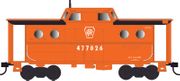 Bowser 43395 HO Scale N5C Caboose PRR Focal Orange # 477906 Rpkd 11-65