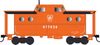Bowser 43395 HO Scale N5C Caboose PRR Focal Orange # 477906 Rpkd 11-65