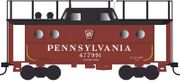 Bowser 43397 HO Scale N5C Caboose PRR Sh. Key. North. Reg w/Trainphone # 477995 Rpkd 2-55