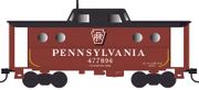 Bowser 43403 HO Scale N5C Caboose PRR Shadow Key. Southwestern Reg # 477896 Rpkd 8-59