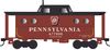 Bowser 43403 HO Scale N5C Caboose PRR Shadow Key. Southwestern Reg # 477896 Rpkd 8-59