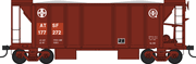 Bowser 43651 HO Scale 70 Ton Ballast Car - ATSF # 177373