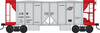 Bowser 43656 HO Scale 70 Ton Ballast Car - CNW Gray # X201622