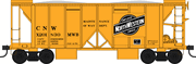 Bowser 43659 HO Scale 70 Ton Ballast Car - CNW Orange # X201852