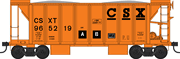 Bowser 43665 HO Scale 70 Ton Ballast Car - CSX Orange # 965242