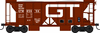 Bowser 43668 HO Scale 70 Ton Ballast Car - Grand Trunk Western # 85677